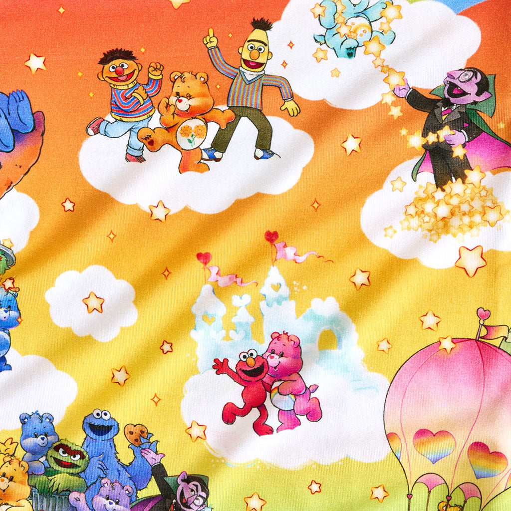 Care Bears™ x Sesame Friends Ruffled Hooded Towel
