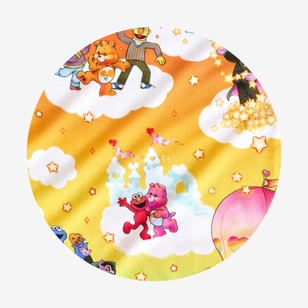 Care Bears™ x Sesame Friends Ruffled Hooded Towel