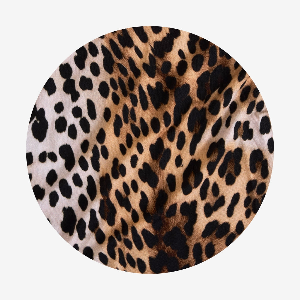Loretta Leopard Quilted Tote Bag