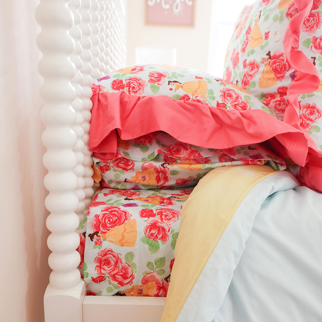 Disney Princess Belle Ruffled Euro Sham