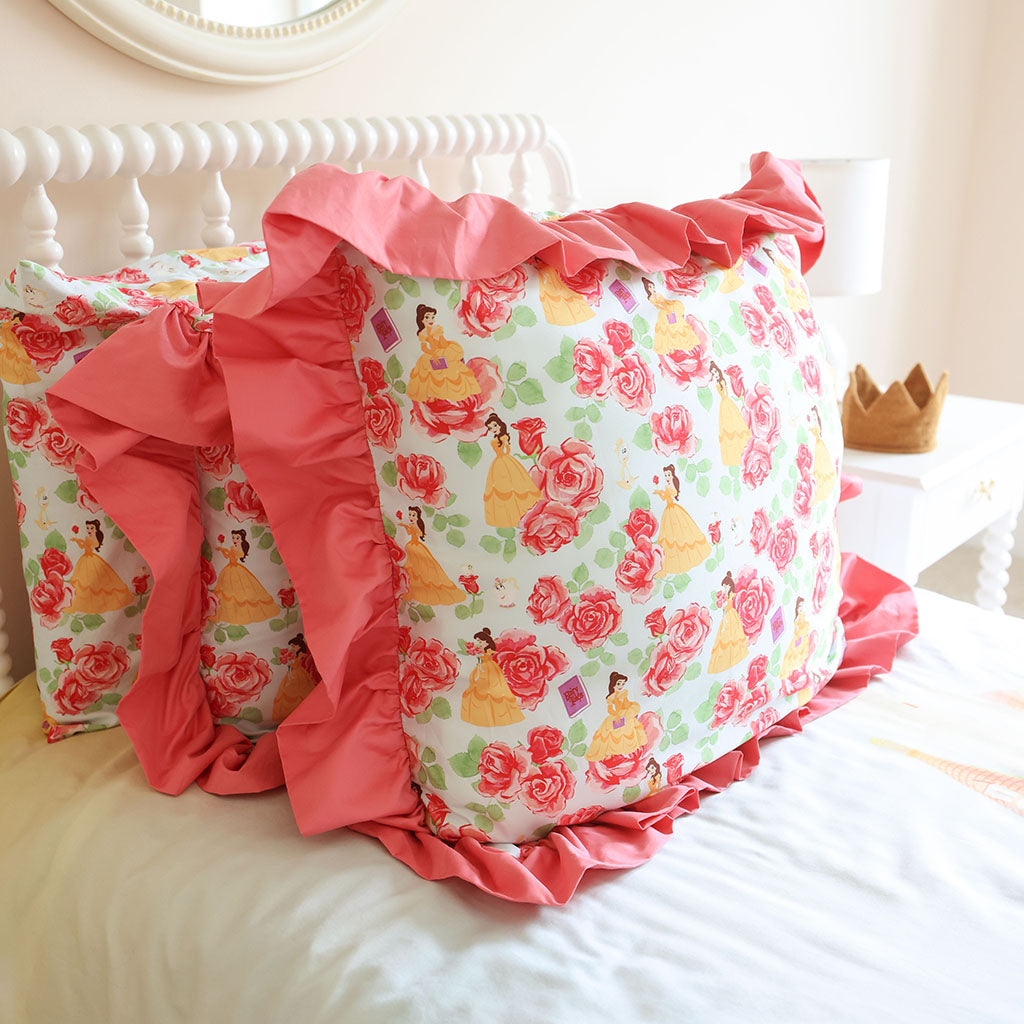 Disney Princess Belle Ruffled Pillowcase