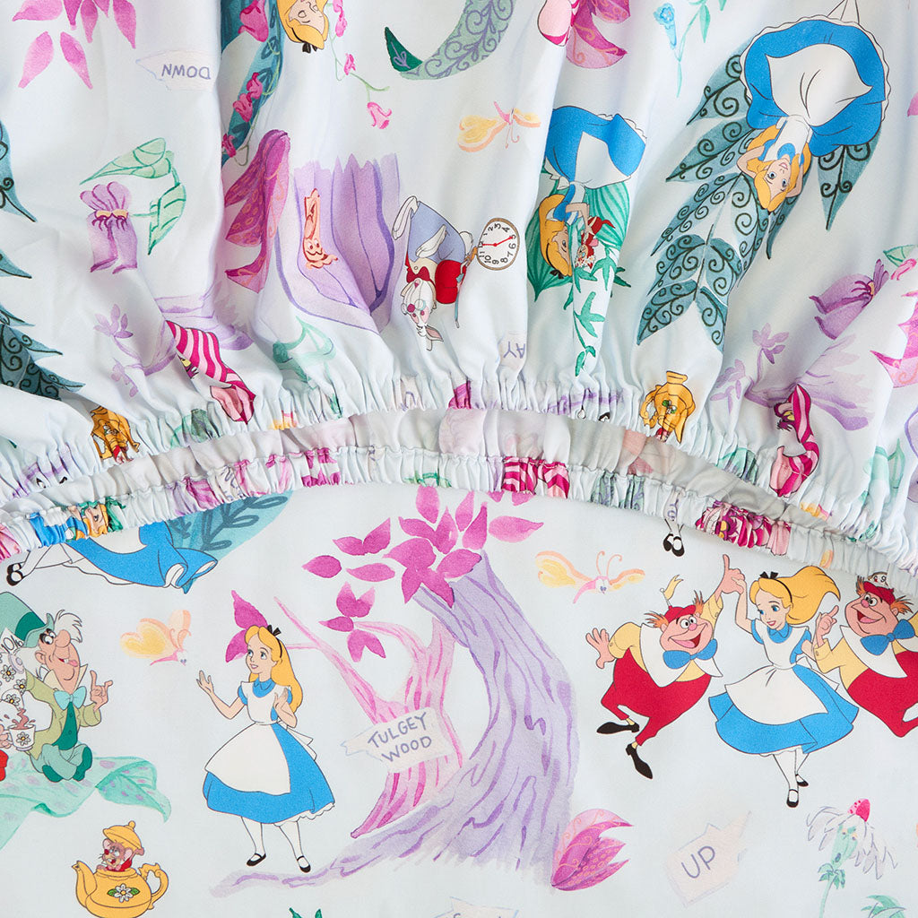 Disney Adventures in Wonderland Sheet Pillow Cover Set