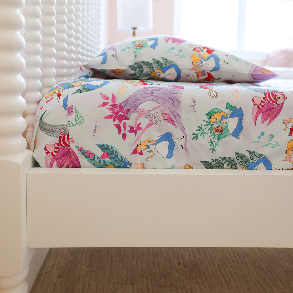 Disney Adventures in Wonderland Sheet Pillow Cover Set