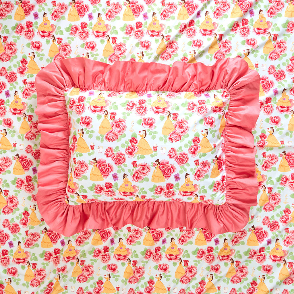 Disney Princess Belle Ruffled Pillowcase