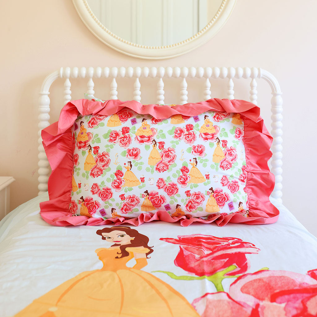 Disney Princess Belle Ruffled Pillowcase